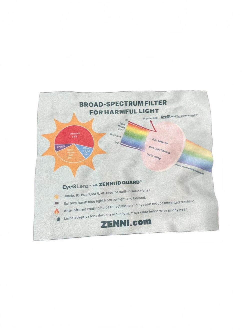 Zenni Eye Glasses Cloth